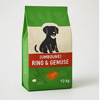 Premium Hundefutter Rind & Gemüse